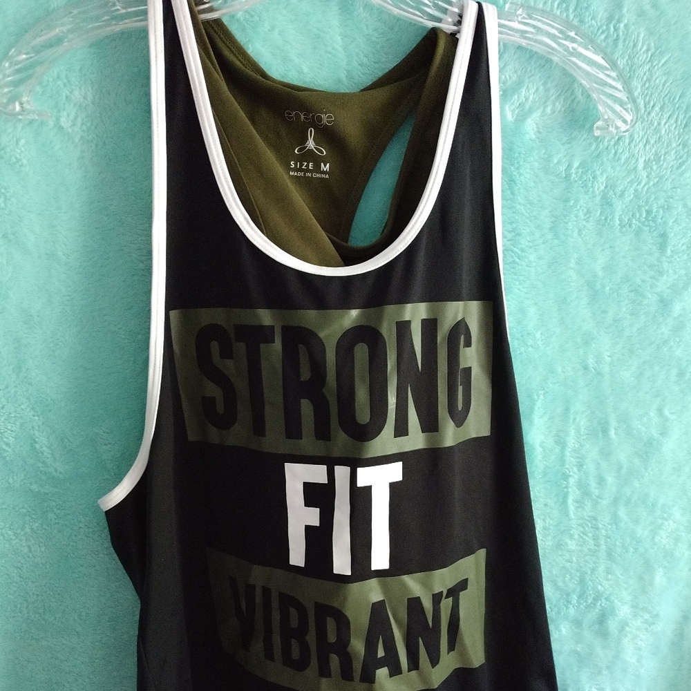 Energie Top with attached sports bra